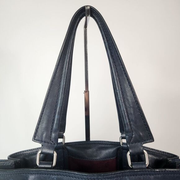 Etienne Aigner Purse Quiet Luxury Minimalist Leather Modest Feminine Designer - Picture 5 of 16